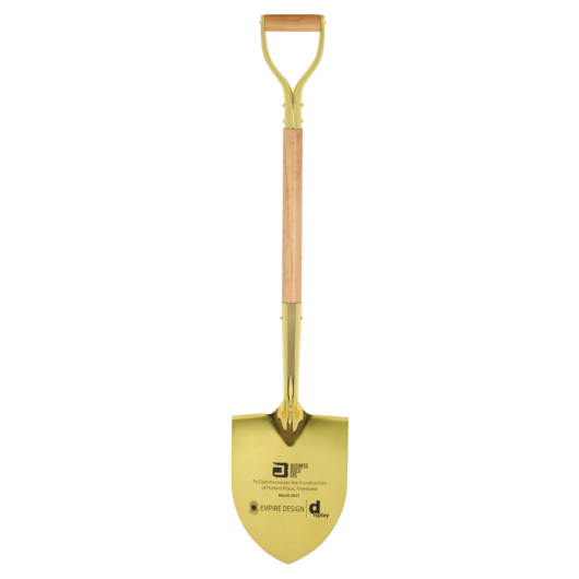 Gold Groundbreaking Ceremonial Shovels
